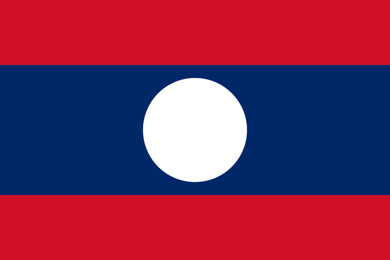 National flag of Laos